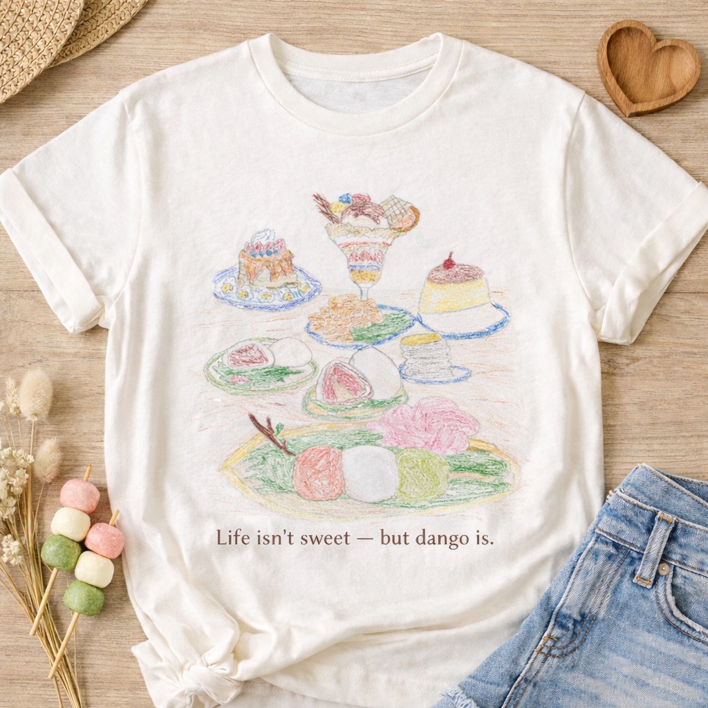 เสื้อยืด 'Draw from a little heart❤️'